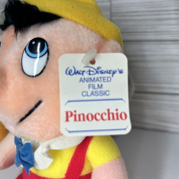Vintage Walt Disney Plush Lady, Dumbo, Pinocchio, Bambi, Donald Duck from 1985 - Picture 7 of 16